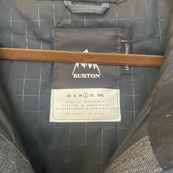 Burton Navy Snowboard Jacket Living Lining - Picture 4 of 5